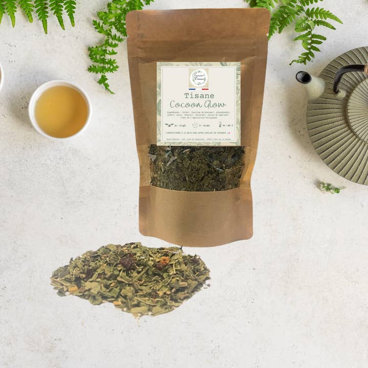 Cocoon’Essence - Wholesale Health/Detox Tea - Cocoon Glow Herbal Tea - 100% Organic Bulk Dried Plants