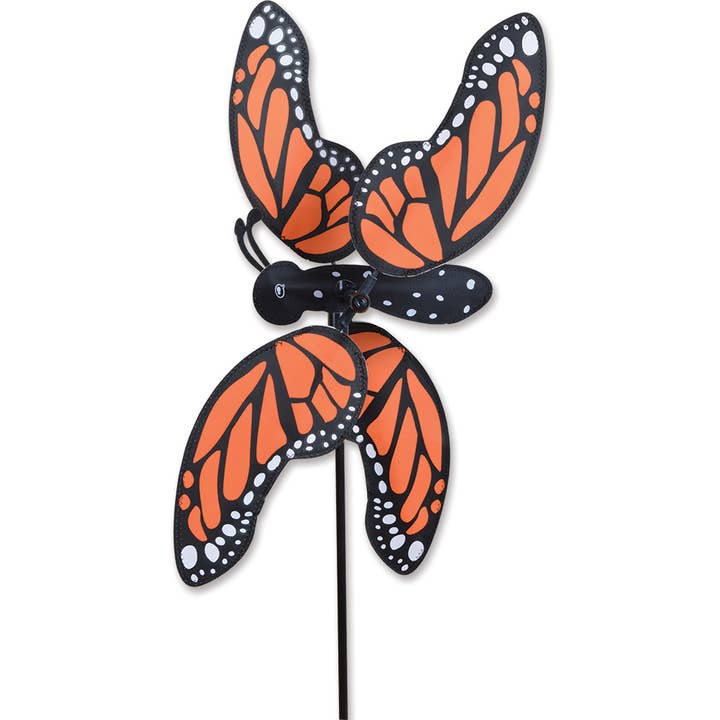 WhirliGig Spinner - 20 In. Monarch Butterfly for wholesale by Premier Kites & Designs