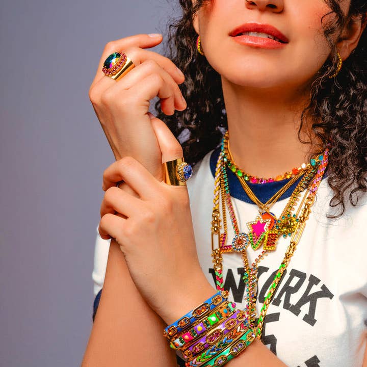 TOVA - Wholesale Pendant/Charm Necklace - Sarina Necklace in Watermelon POP1