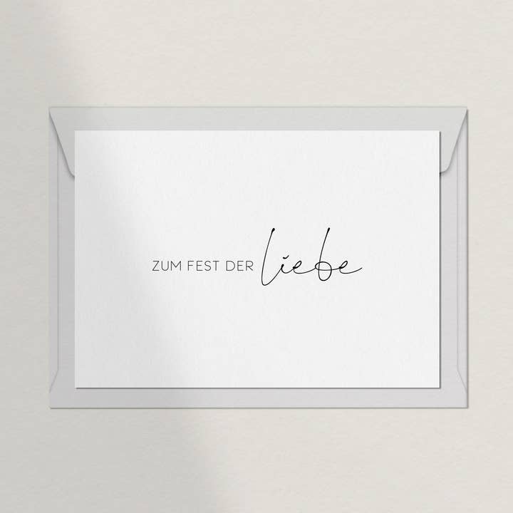 Cartolina Festa dell'amore per la vendita all'ingrosso da parte di Debblschebbl Design Studio