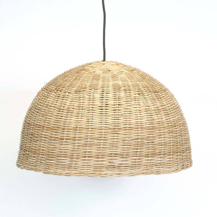 LARGE RATTAN PENDANT LIGHT for wholesale by Bacon Basketware
