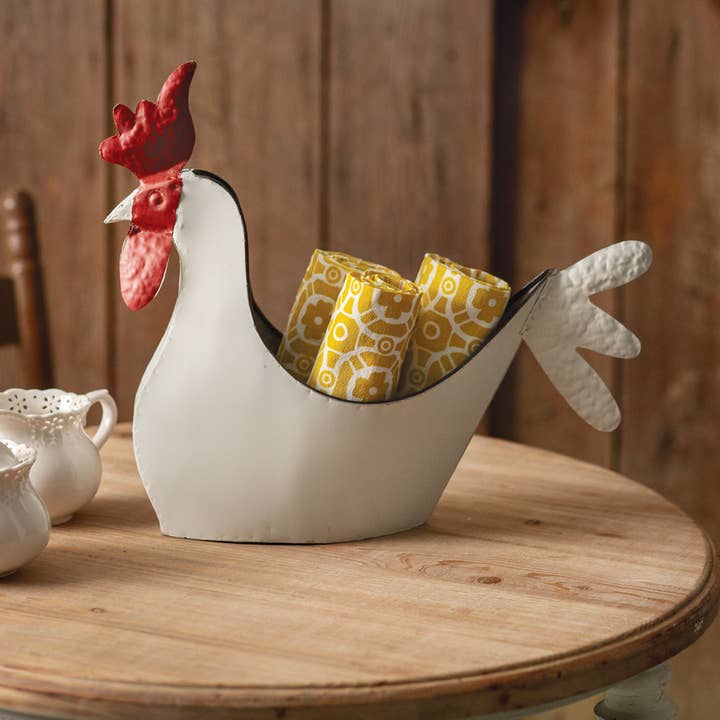 CTW Home Collection - Wholesale Decorative Tabletop Object - Rooster Container