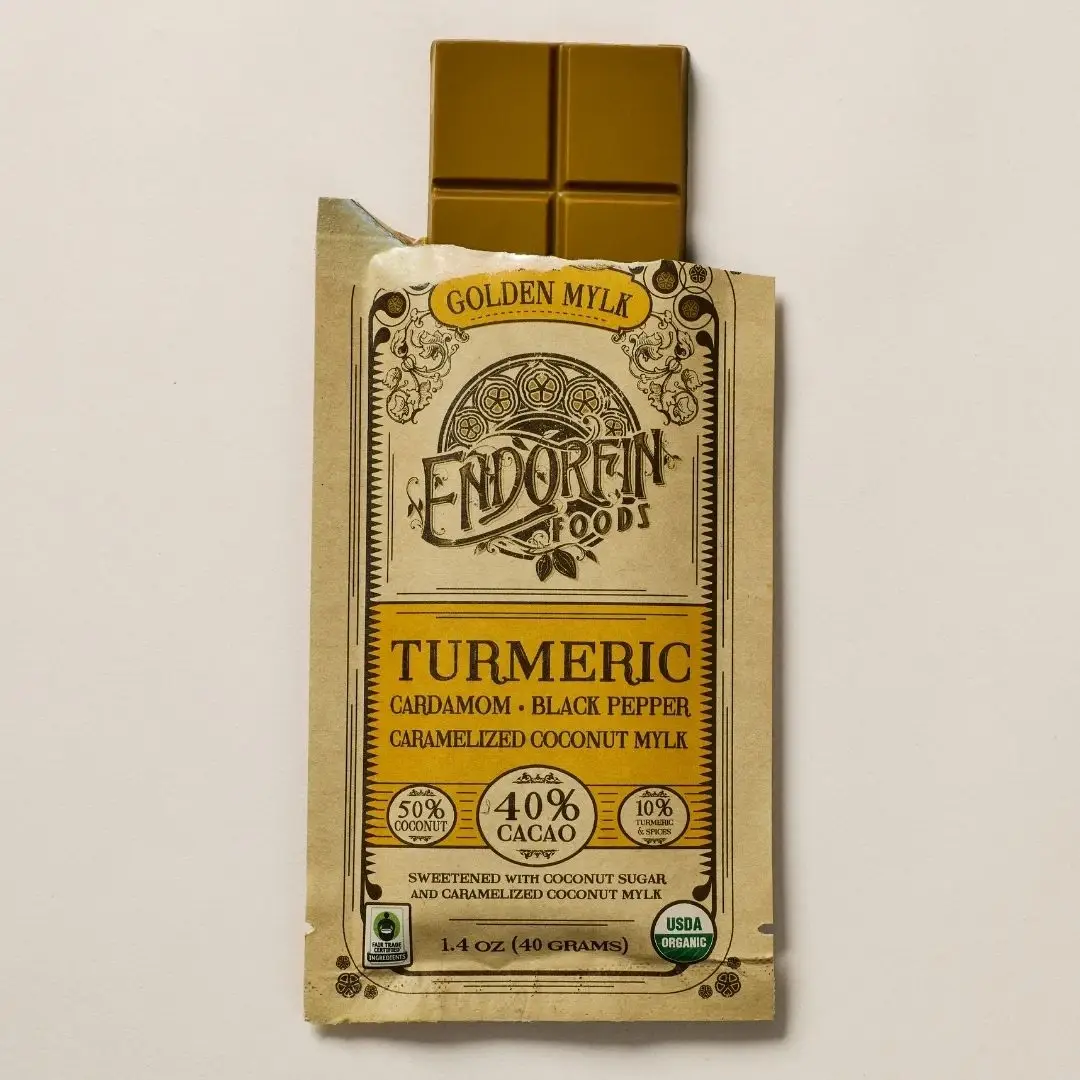 Endorfin Foods - Wholesale Chocolate Bar - Golden Mylk • Chocolate Bar • 40% Cacao4