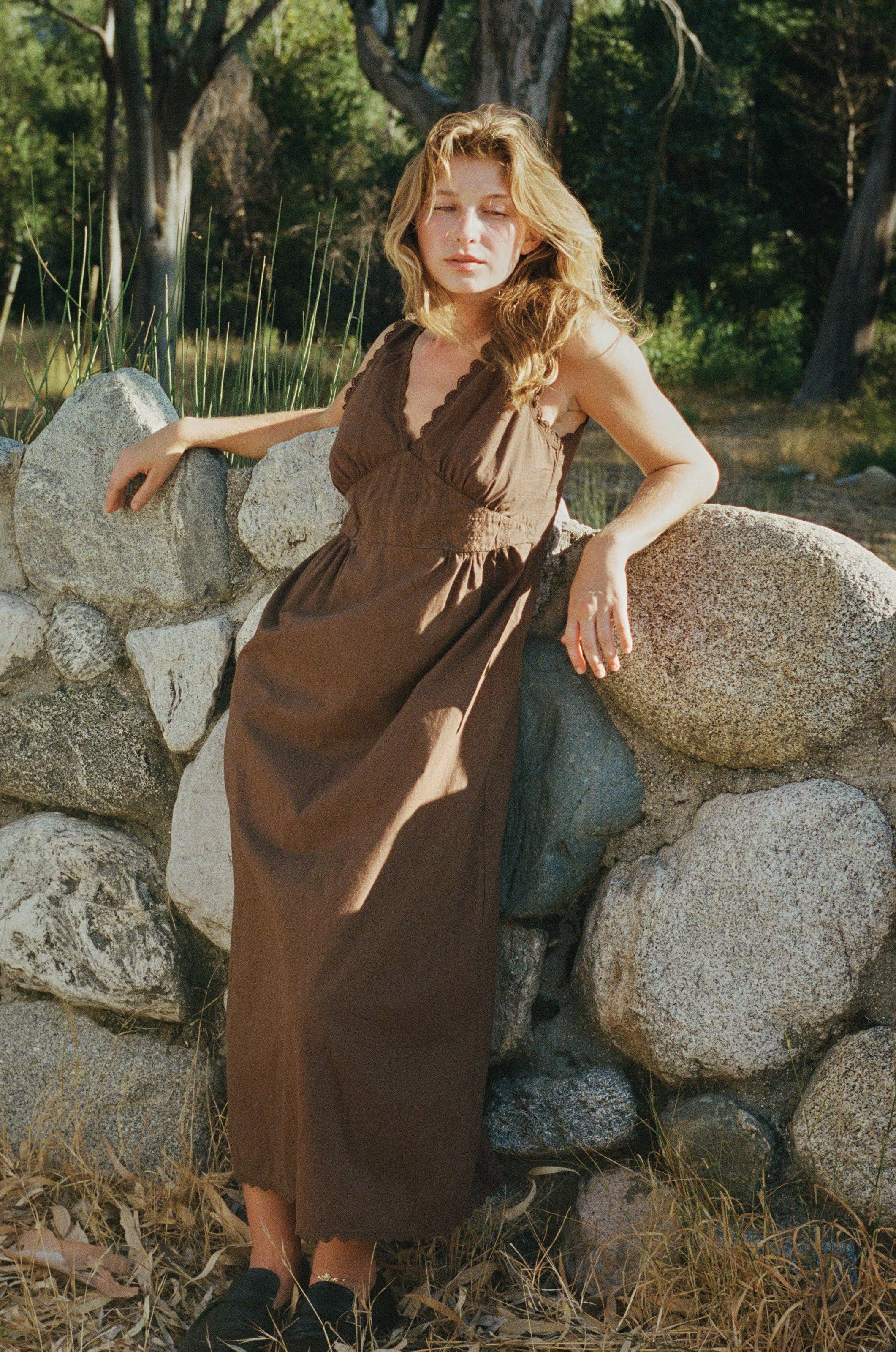 LA RELAXED – Engroshandel Kjole - Dame – Makinna Poplin Kjole0