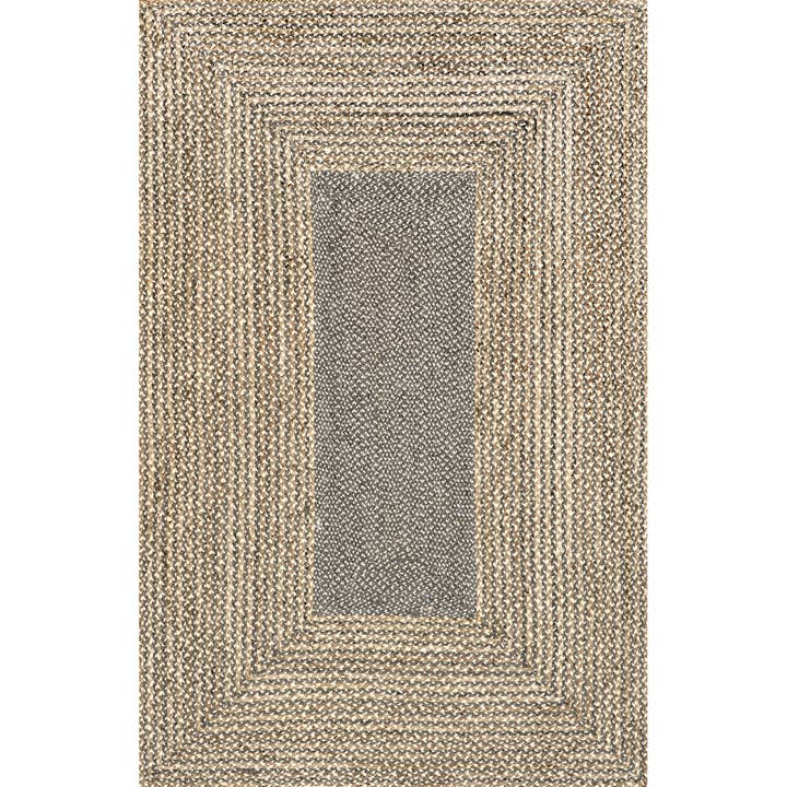 Draya Casual Braided Jute Area Rug for wholesale by nuLOOM