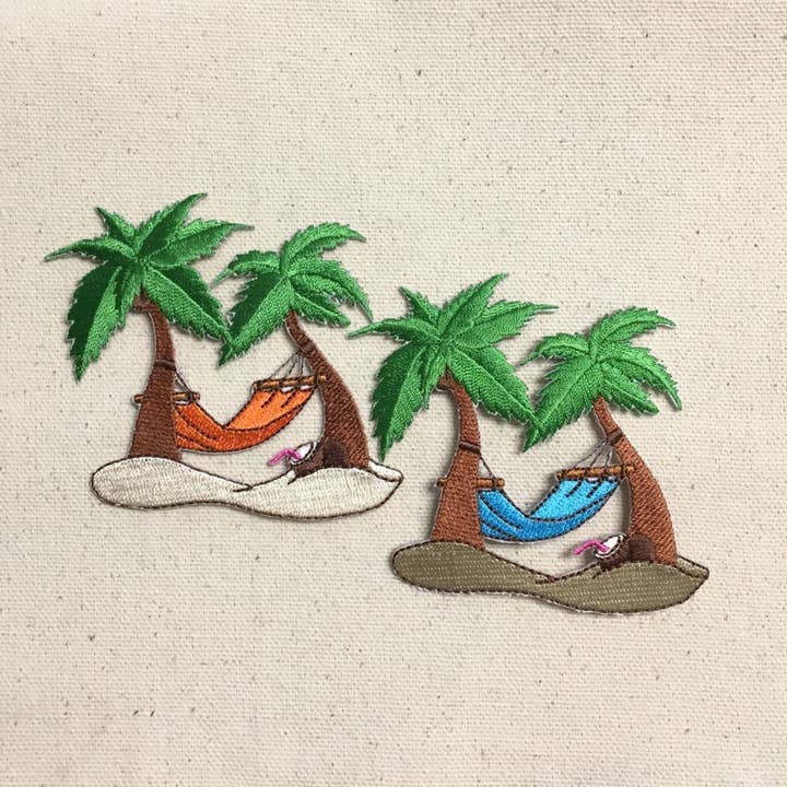 Palmeiras com Rede por atacado de Wholesale Applique