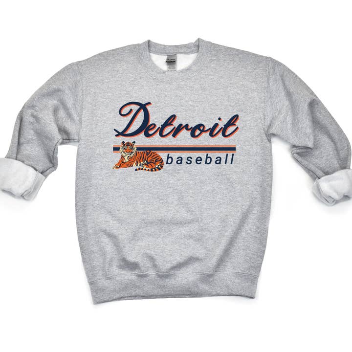Detroit Baseball Sweatshirt for wholesale by Weigl Designs