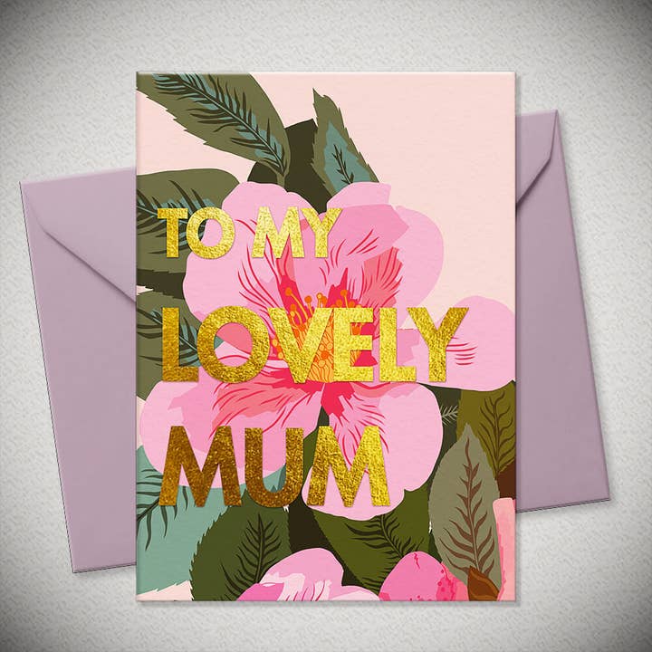 Bexy Boo Ltd – wholesale Everyday greeting card – TO MY LOVELY MUM - MBL03
