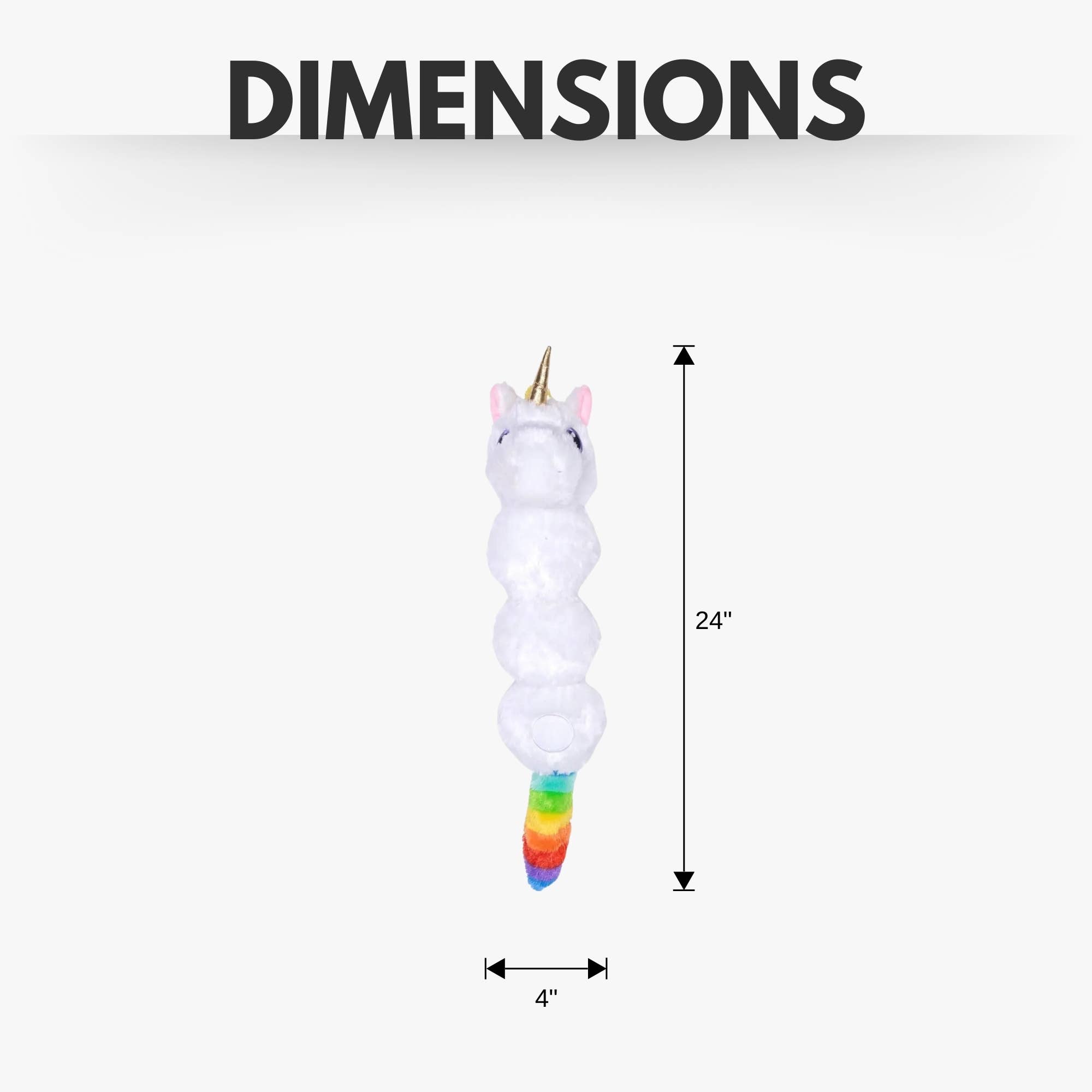 Jojo Modern Pets – Engroshandel Tøjdyr - Hund – Farverig enhjørning Magisk væsen, der knirker plyshundelegetøj4