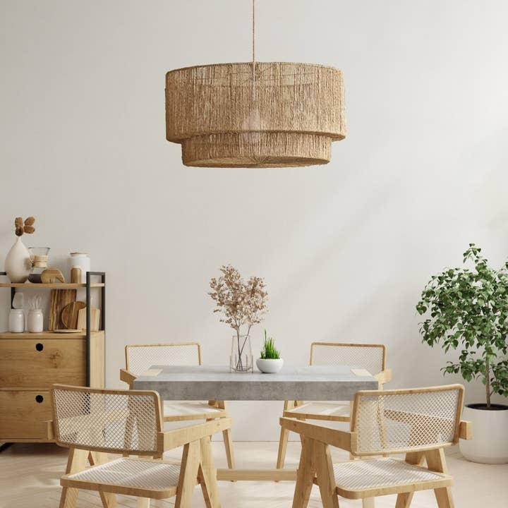 Rowabi - Wholesale Chandelier/Hanging Light - Luminous Lace Rattan Pendant Light