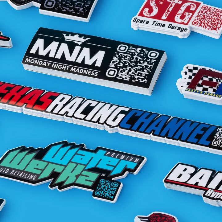 Sticker Bull - Wholesale Sticker - Custom Clear QR Code Stickers Personalized Waterproof Vinyl4