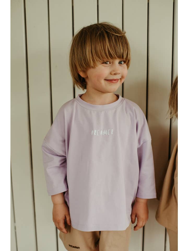 millawkids – wholesale T-shirt – Kids – Oversized Purple Tee