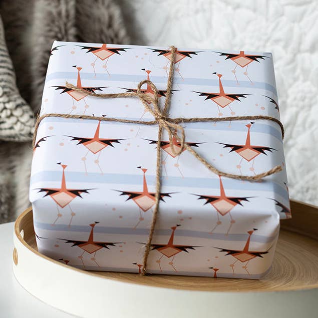 Emballage cadeau - Flamants roses pour la vente par Twenty Birds