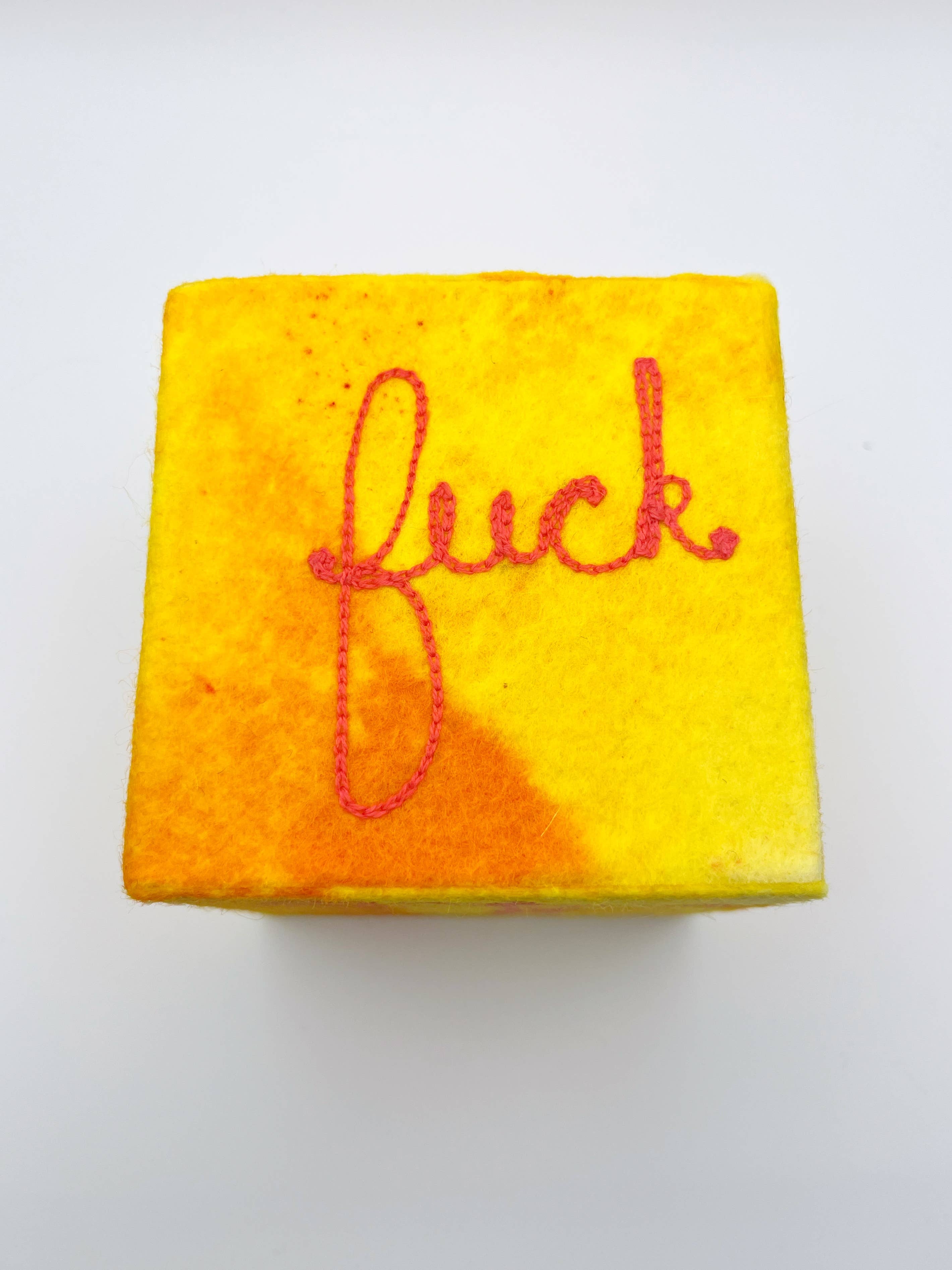 Cat Babbie - Wholesale Decorative Tabletop Object - Roll the F'ing Dice, Large, Fiber Art4