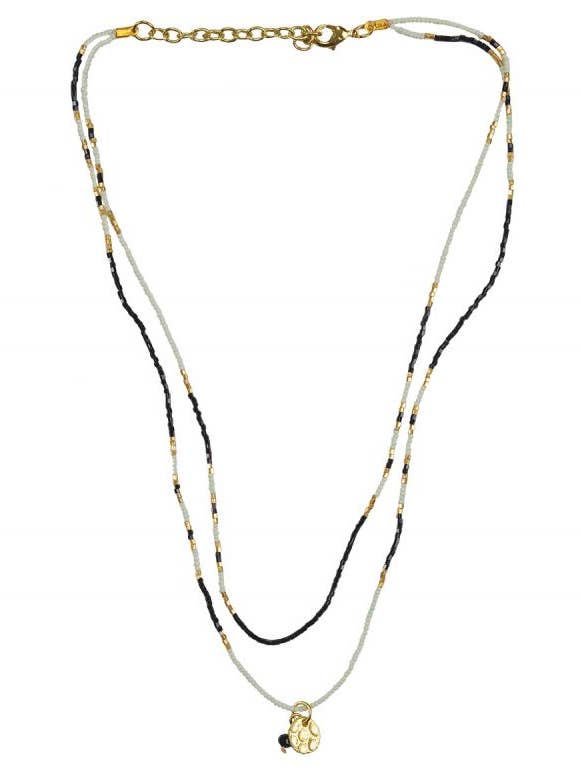 Collar con colgante plateado - Inspirado en el estilo bohemio para venta al por mayor de The Collection Royal / Royal Handicrafts