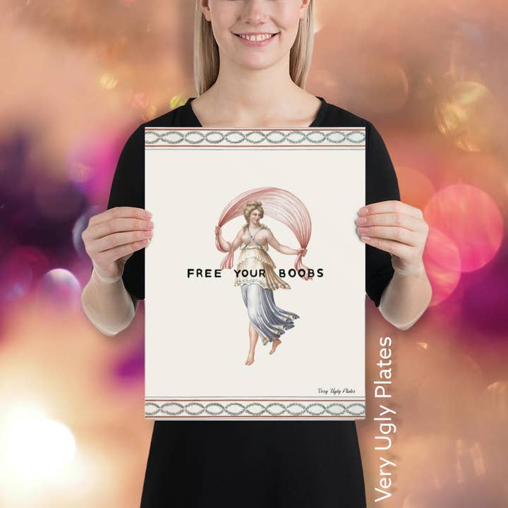 Very Ugly Plates – Großhandel Poster – Poster befreie deine Brüste