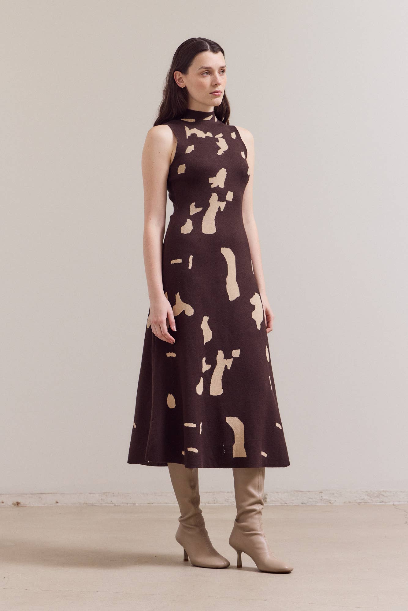 Grade & Gather – wholesale Dress – Women's – 61194 - FITTED KNIT MAXI DRESS3