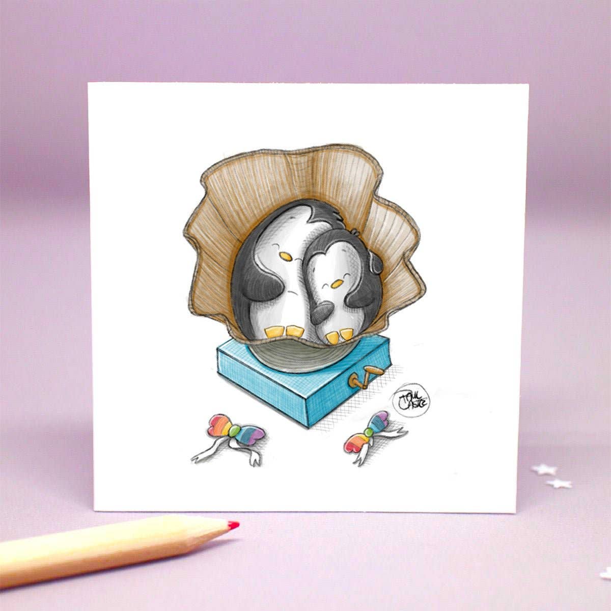 Paul Castle Studio - Wholesale Art Print - Cuddle Puddle - Art Print0