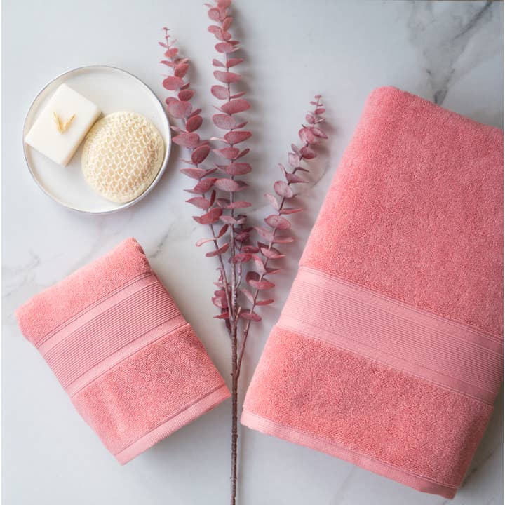 Premium Turkish Cotton Towel - Coral for wholesale by Luzia