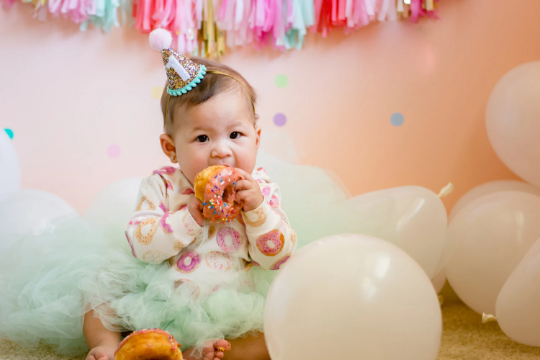 Little Blue Olive - Wholesale Party Hat/Crown - Aqua Trim Confetti Party Hat3