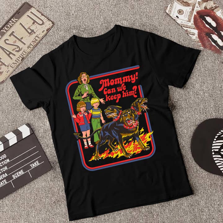 Black Mommy Can We Keep Him Vintage Shirt, Halloween Shirt for wholesale on Faire