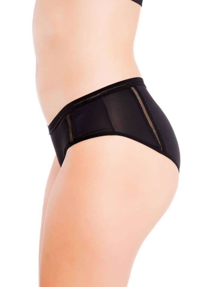 Mesh Boybrief - Sort for engroshandel hos 4WBW Intimates