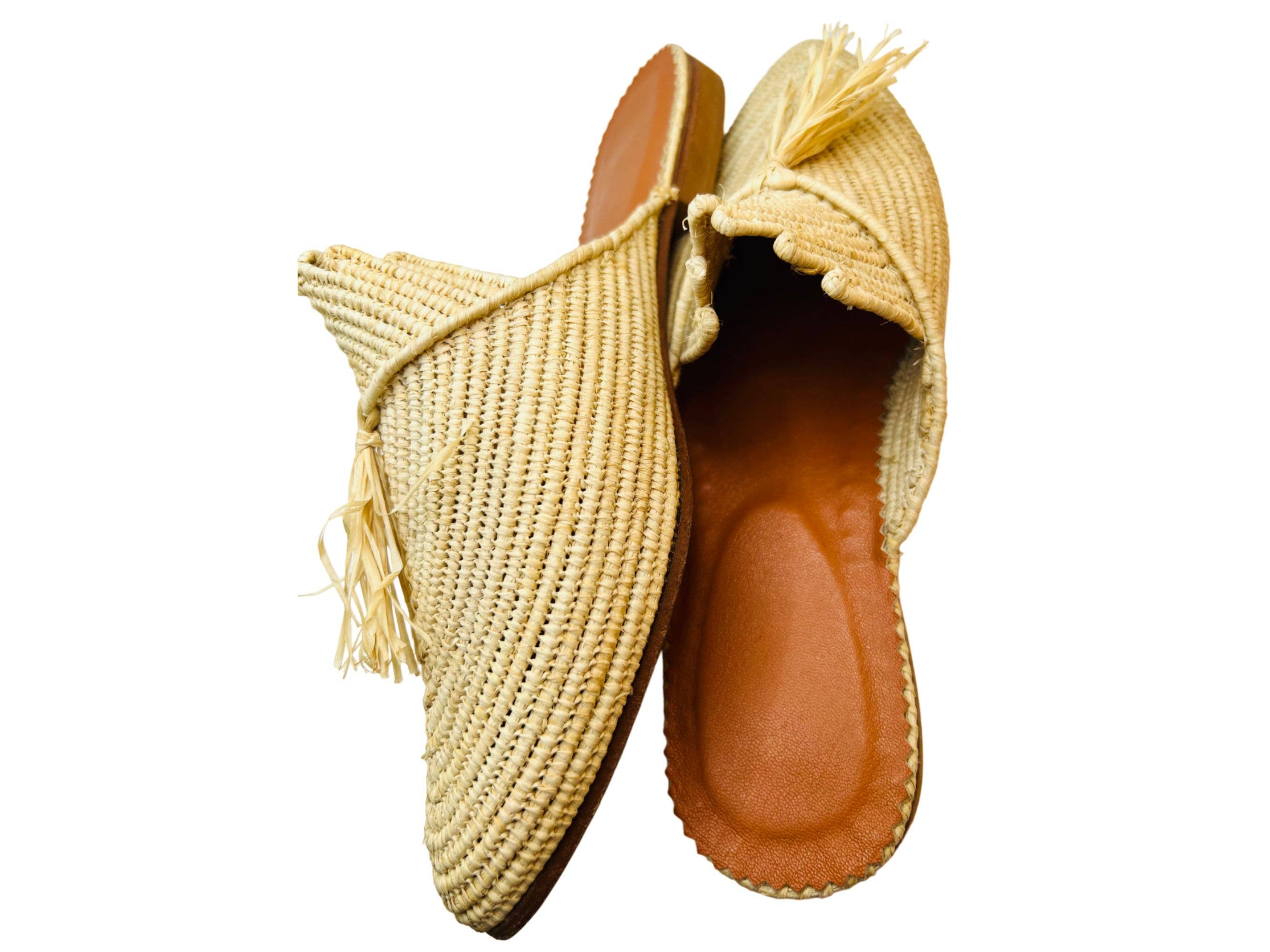 LaMaisonBerbere - Wholesale Sandals - Women's - Ravishing Raffia Handmade Moroccan Raffia Sandals for Women3