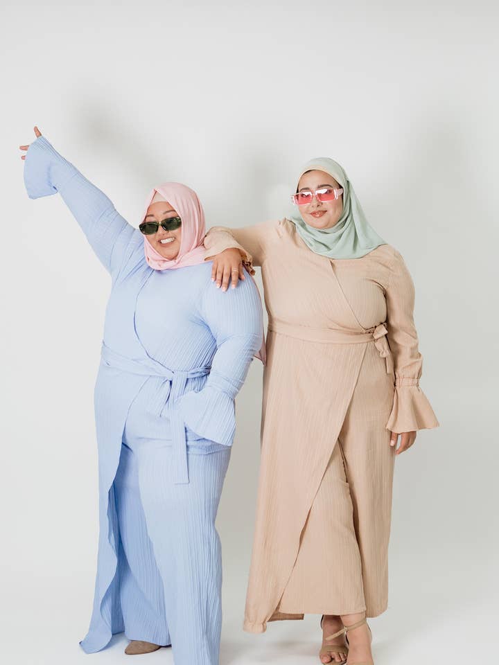 Nour Emporium - Wholesale Jumpsuit - Women's - Janine lilac skirted jumpsuit4