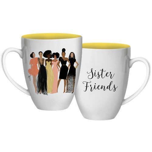 African American Expressions - Wholesale Coffee Mug - CHMUG35 Sister Friends (ft. Nicholle Kobi) Coffee Mug2
