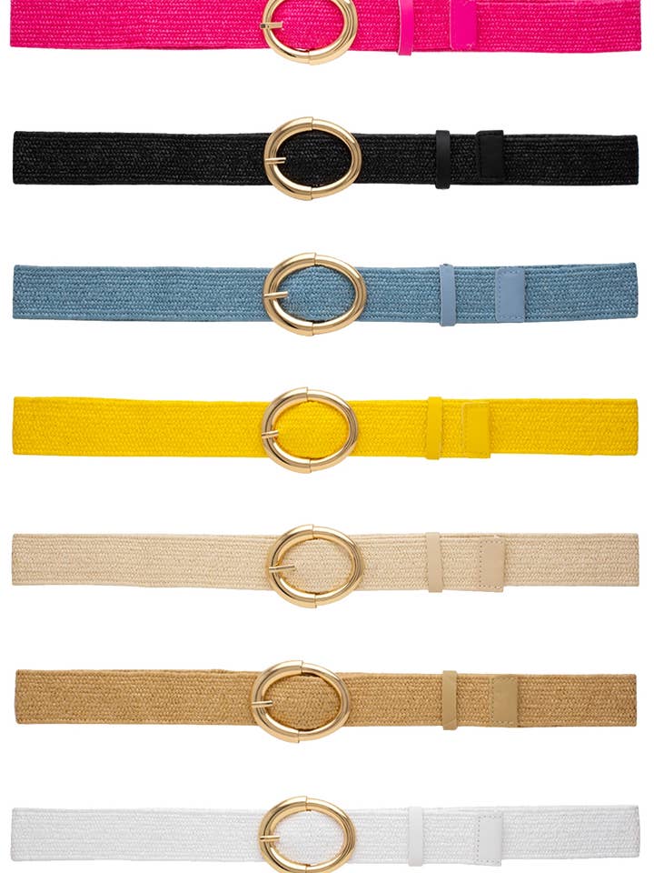 CINTURÓN DE FORMA OVALADA para venta al por mayor de Pink Irene Wholesale