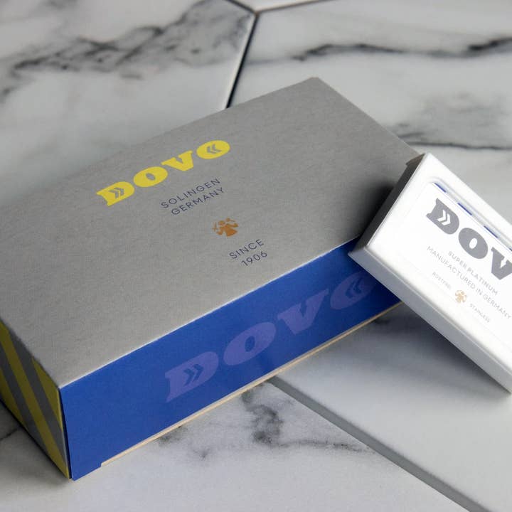 REMOVED BRAND – wholesale Razor blade/refill – DOVO RAZOR BLADES SUPER PLATINUM 10 - ZWEISCHNEIDI 304512021