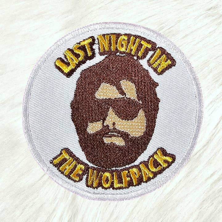 Scratch Decor - Wholesale Patch - Last Night In The Wolfpack Hangover Embroidery Iron On Patch0