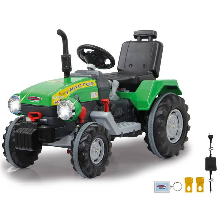 mhw24 – wholesale Toy car/truck – Child – Ride-on tractor Power Drag green 12V