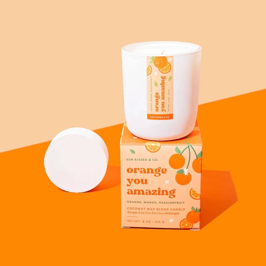 Sun Kissed & Co. - Wholesale Jar/Filled Candle - Orange You Amazing Candle