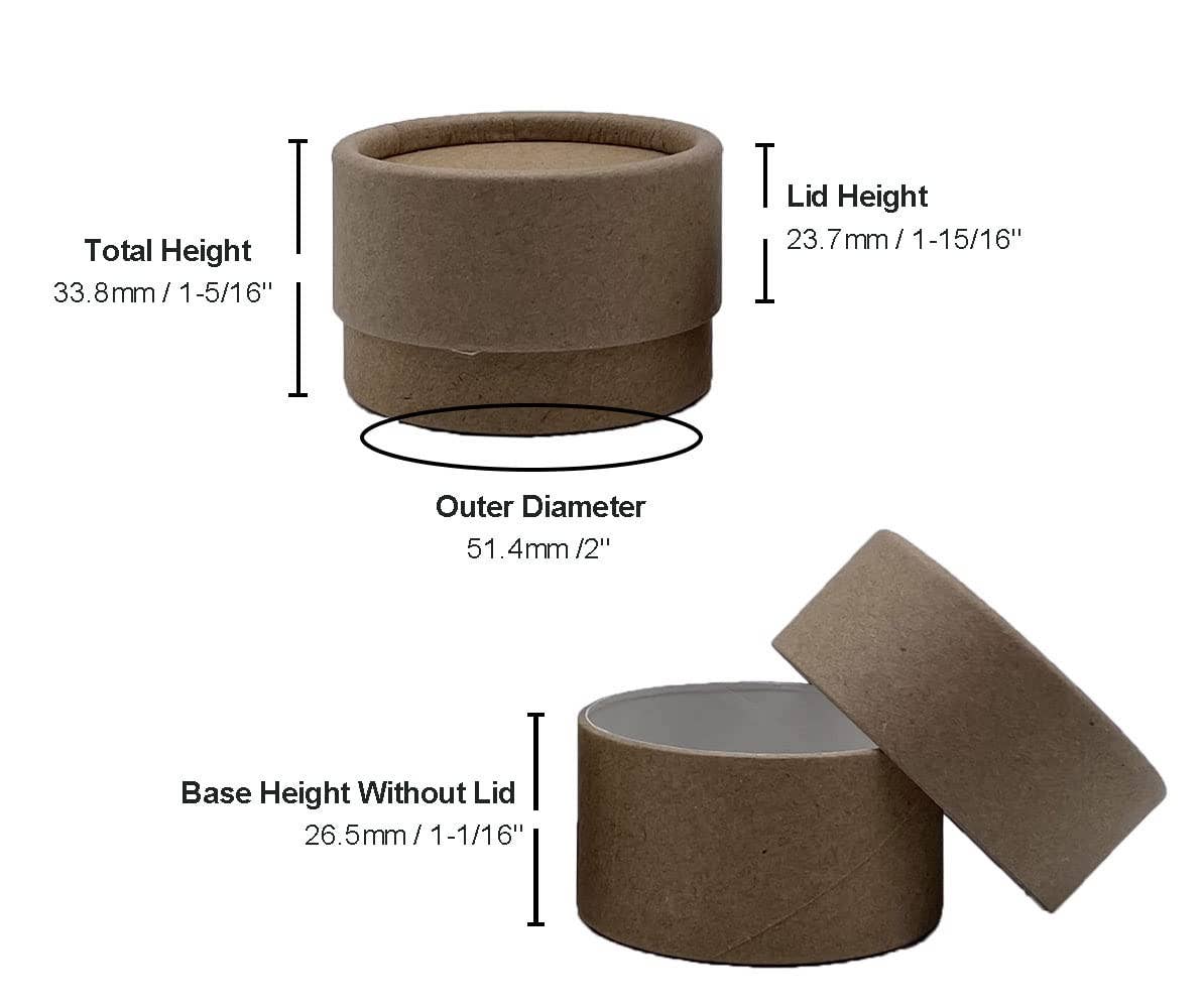 GreenWay Containers - Wholesale Jar - 1 ounce / 30 g Overlapping Lid Paper Jar7