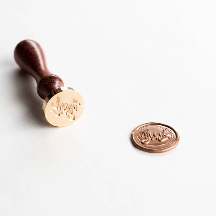 Modern Legacy Paper Company - Wholesale Rubber/Decorative Stamp - Thank You Wax Seal Stamp Kit