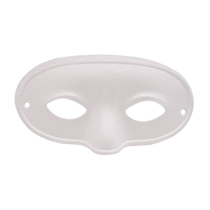 Angels Craft - Venta al por mayor Kit de manualidades - Máscara de mascarada de papel blanco hecha a mano (2 estilos disponibles)2