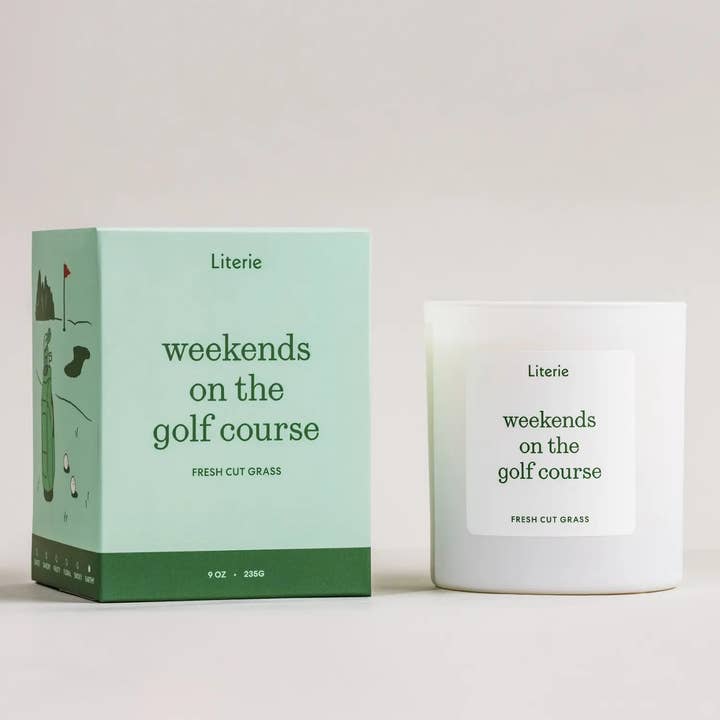 Literie - Wholesale Jar/Filled Candle - Weekends on the Golf Course