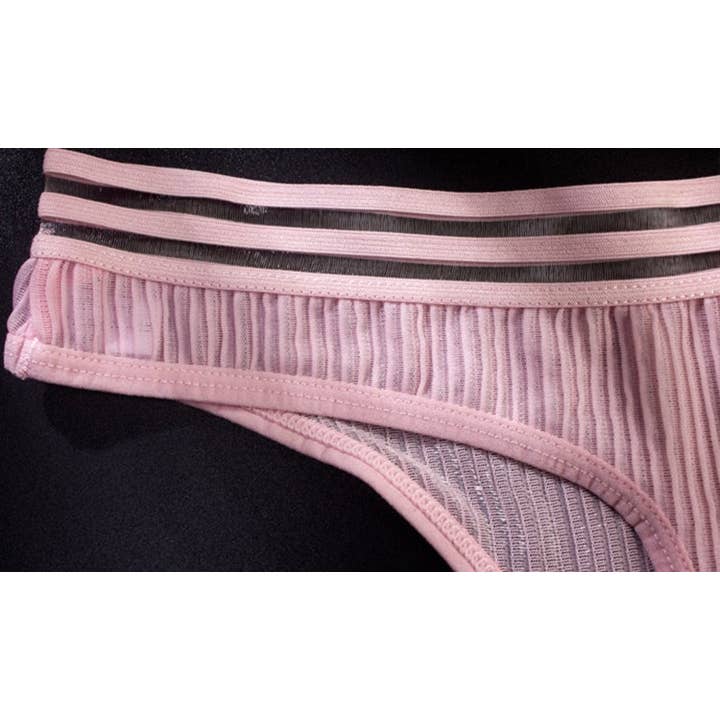 La Belle Fantastique - Wholesale Lingerie Set – women's - La Belle Fantastique Ava Sexy ice silk see-through G-String, Tanga Panty, Lace Panty Set, Lace Lingerie10