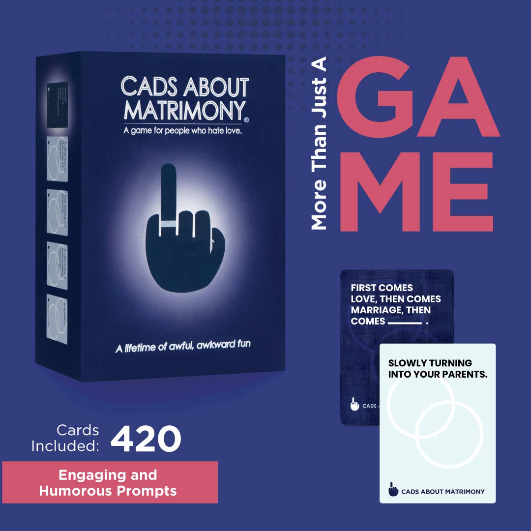 IDEAS NEVER IMPLEMENTED - Wholesale Card Game - CADS About Matrimony - A Game For People Who Hate Love2
