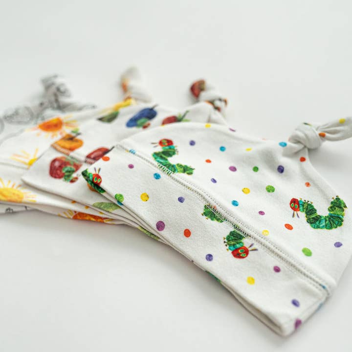 L'ovedbaby – gorro de malha - Bebé por atacado – Caterpillar | Gorro Orgânico com Nó4