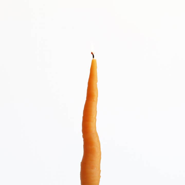 Artifaqt - Wholesale Tapered Candle/Candlestick - Carrot Taper Beeswax Candles (Pair)