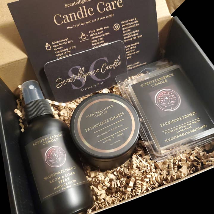 Passionate Nights Gift Set for wholesale by Scentelligence Candle