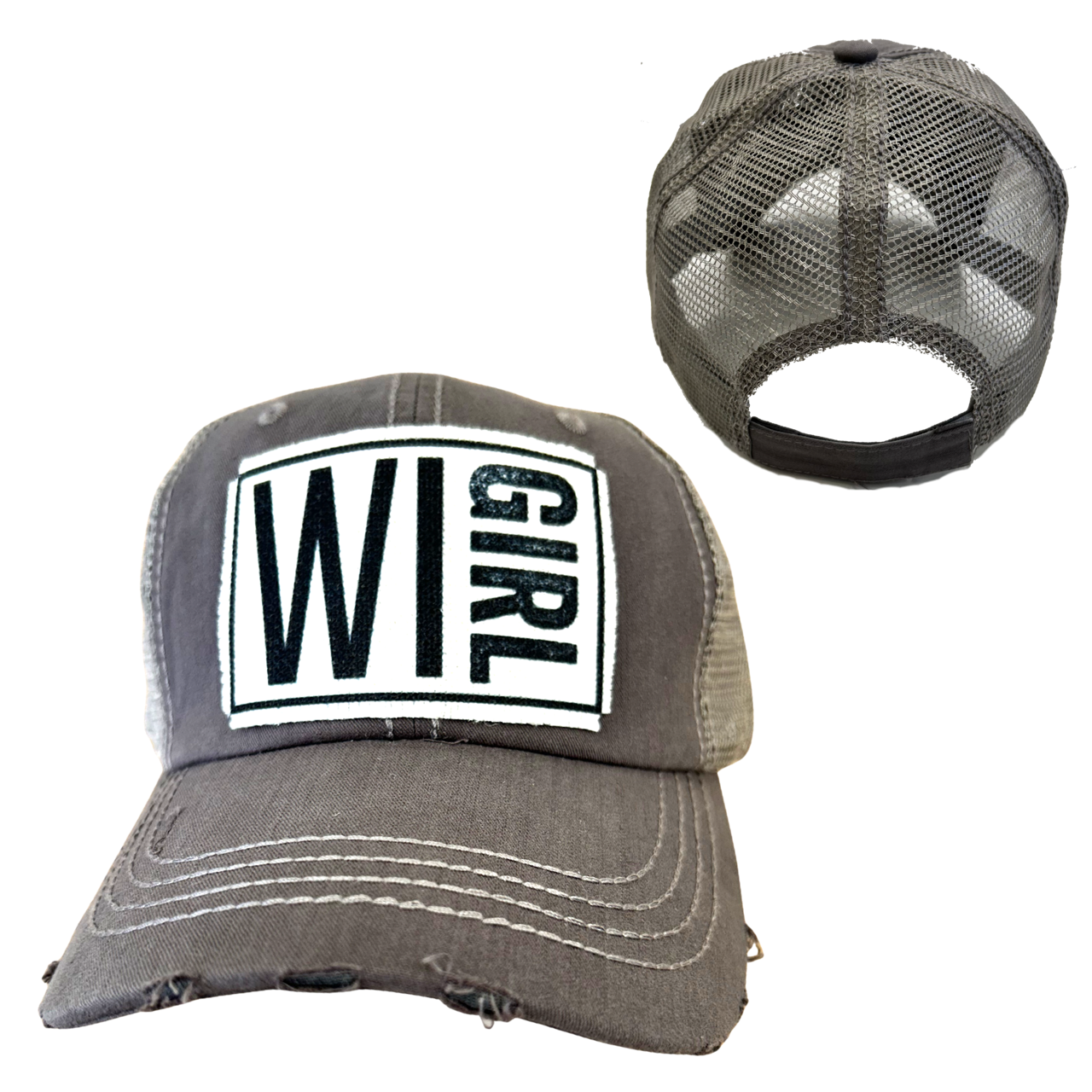 dkhandmade - Wholesale Trucker Hat - Women's - WISCONSIN GIRL HATS9