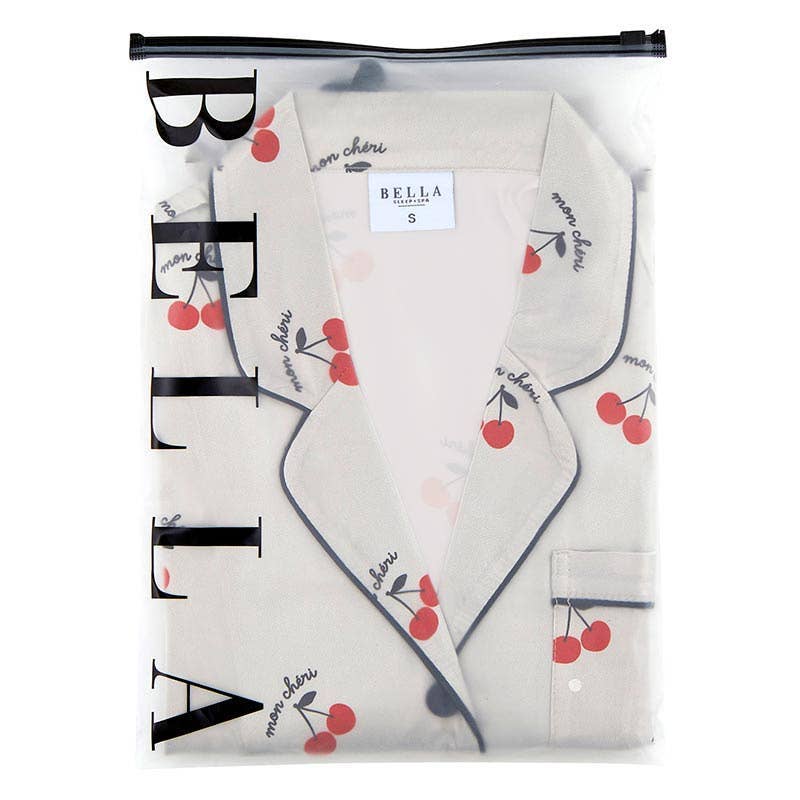 Angle - Wholesale Sleepwear Set - Women's - Short PJ + Velvet Ties - Mon Cheri3