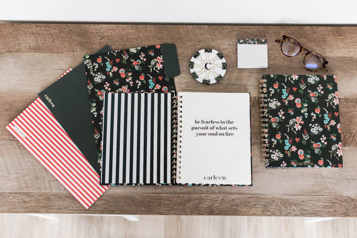 Carleen Creative - Wholesale Folders - 3-Pack File Folder Set - Floral Print4