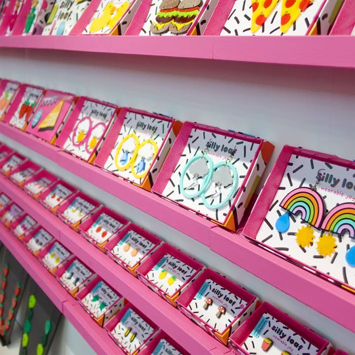 Silly Loaf - Wholesale Stud/Post Earrings - Storm Dangle Stud Earrings5