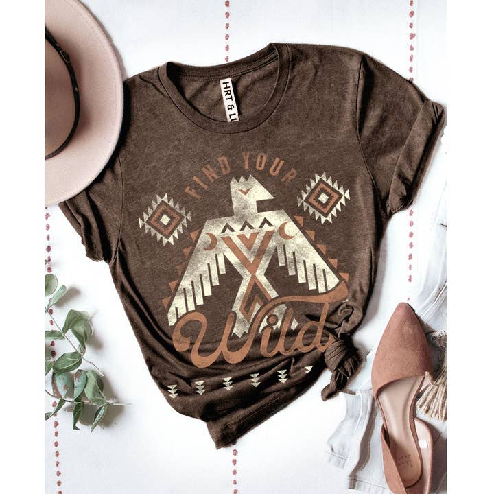 FINE YOUR WILD MINERAL GRAPHIC TEE for wholesale by HRTandLUV