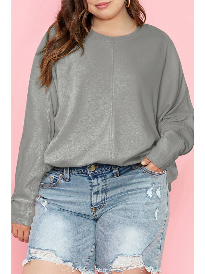 66DISCO - Wholesale Knit Top - Women's - Casual Basic Blank Solid Long Sleeve Tops (S-XL)