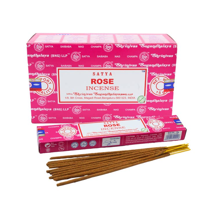 Satya Rose Wierook 15 gram voor wholesale door Eastern Trading